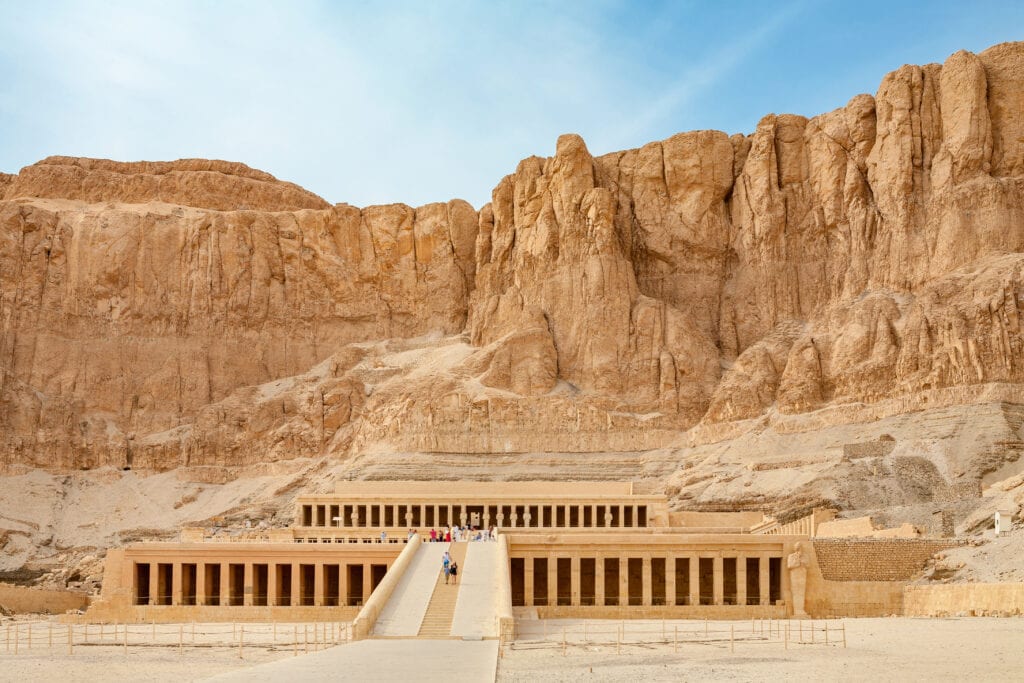 Mortuary Temple of Queen Hatshepsut. West Bank, Luxor, Nile Valley, Egypt